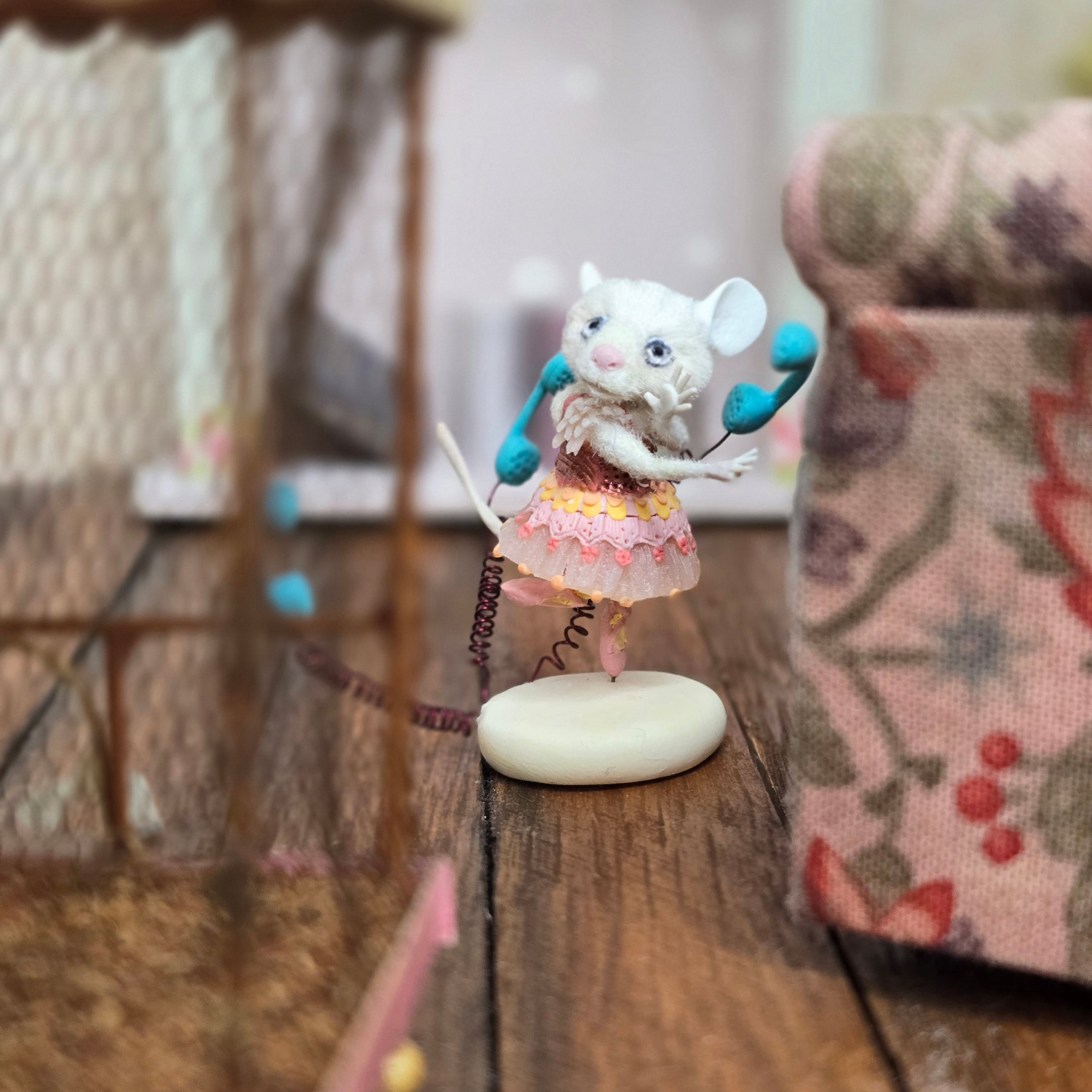 Aleah Klay “Miniature Mouse Dancer” Phone Series OOAK 2015