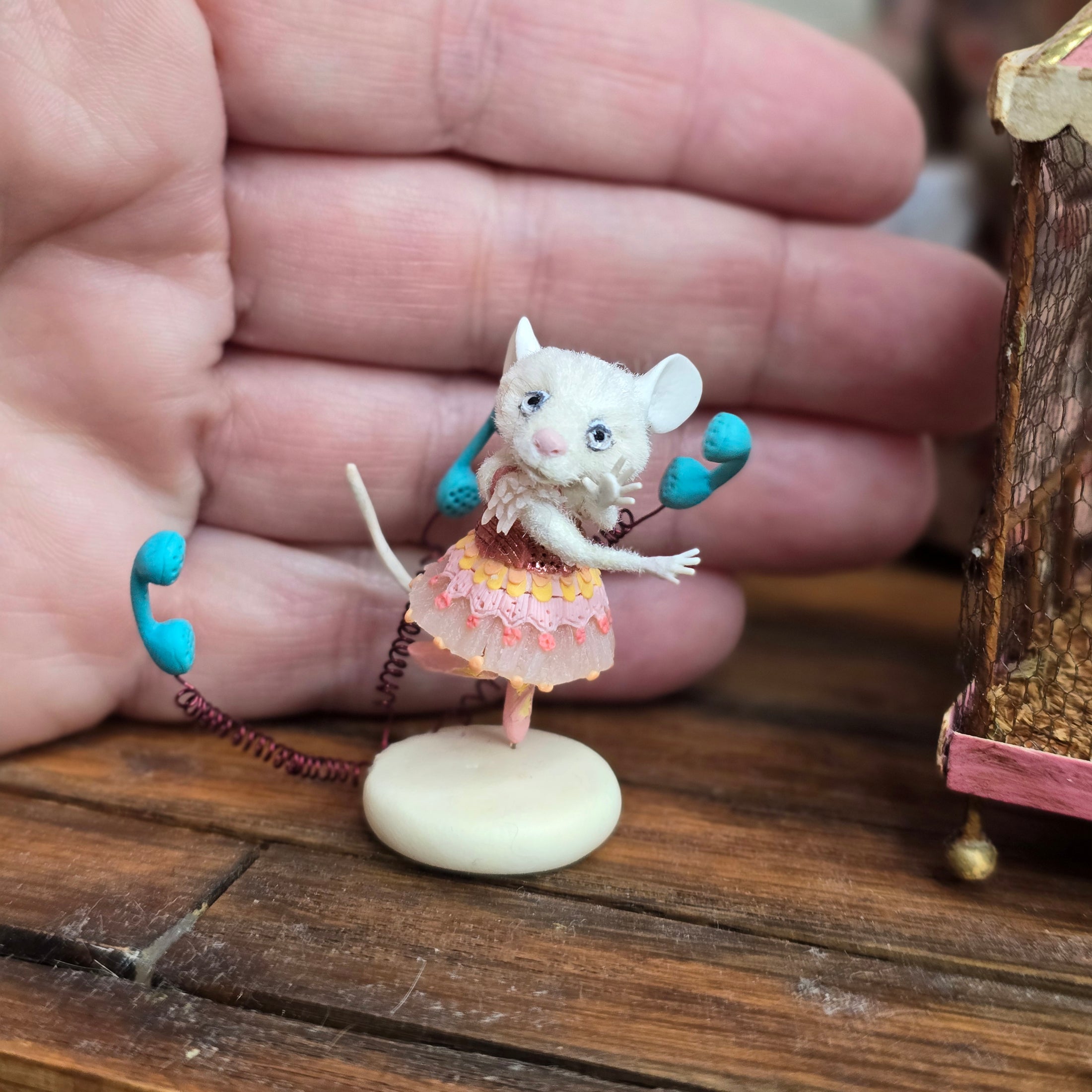 Aleah Klay “Miniature Mouse Dancer” Phone Series OOAK 2015