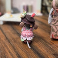 Load image into Gallery viewer, Aleah Klay “Miniature Mouse with Ice Cream & Cake Dress and Hat” OOAK 2014
