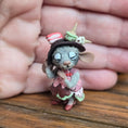 Load image into Gallery viewer, Aleah Klay “Miniature Mouse with Ice Cream & Cake Dress and Hat” OOAK 2014
