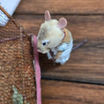 Load image into Gallery viewer, Aleah Klay Marilyn-Inspired Mouse in White Dress OOAK Miniature 2013
