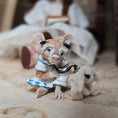 Load image into Gallery viewer, Aleah Klay “Nurse Mouse with Bunny Patient” OOAK 2015
