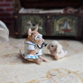 Load image into Gallery viewer, Aleah Klay “Nurse Mouse with Bunny Patient” OOAK 2015
