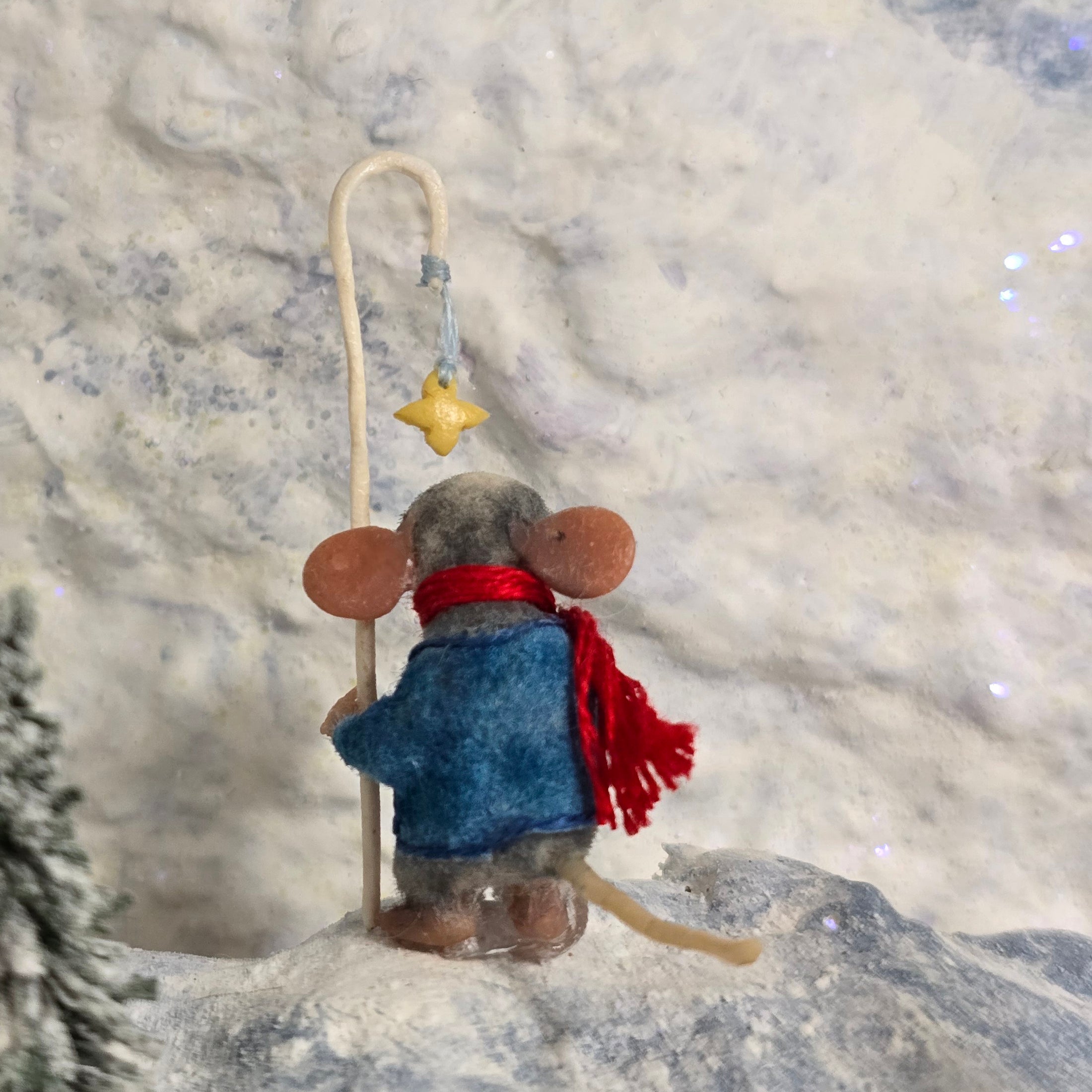 Aleah Klay “Shepherd Mouse with Star Crook” OOAK 2012