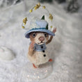 Load image into Gallery viewer, Aleah Klay “Winter Wonderland” Mouse Girl OOAK Miniature c.2013
