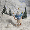 Load image into Gallery viewer, Aleah Klay “Winter Wonderland” Mouse Girl OOAK Miniature c.2013
