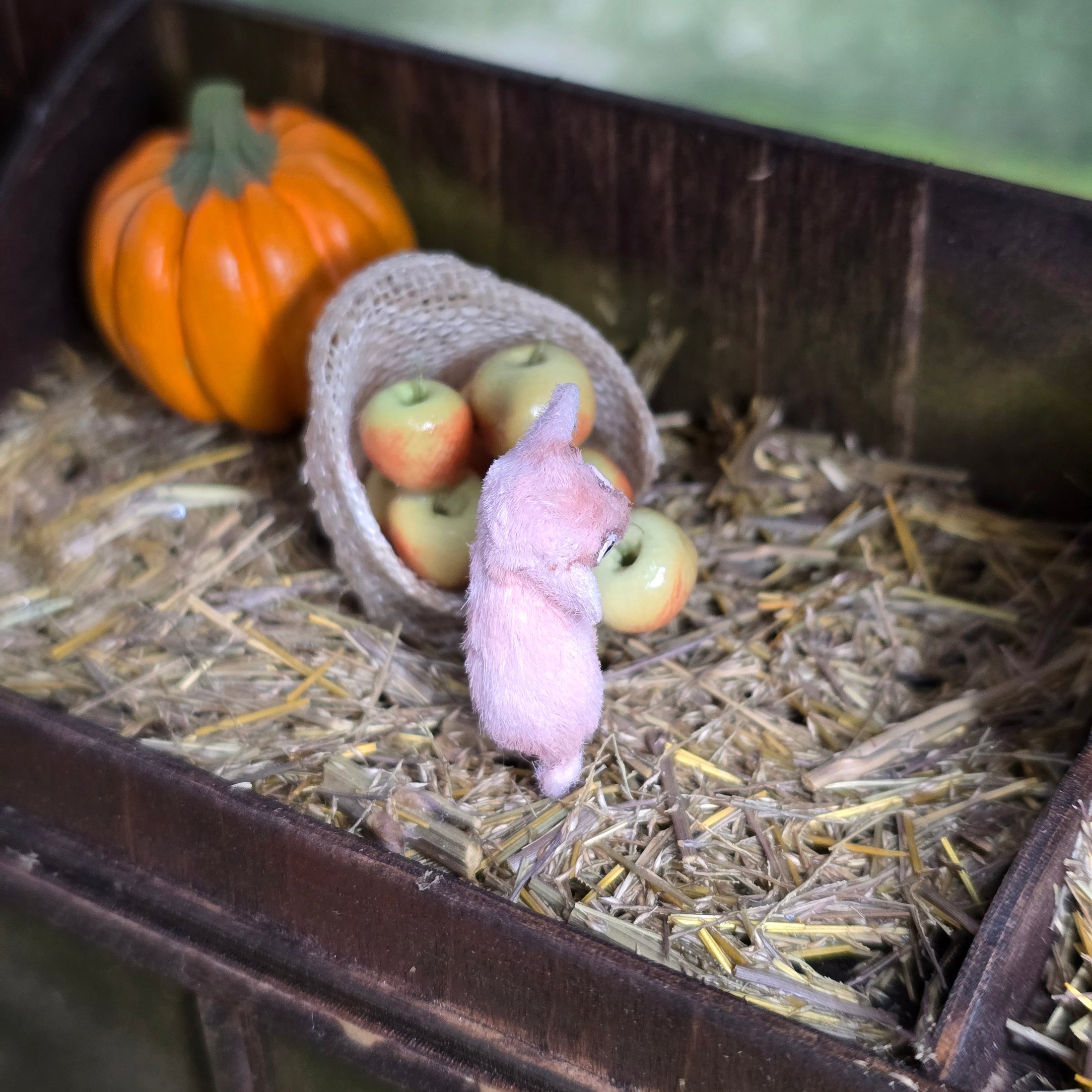 Aleah Klay “Miniature Piglet Mouse Pet” OOAK 2014 Hand Sculpted