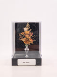 Load image into Gallery viewer, Jane Kilkenny Silver Vase Filled with Dried REAL Tiny Roses Floral Arrangement
