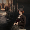 Load image into Gallery viewer, Julie Campbell IGMA OOAK Kindly “Church Lady” Clay Doll with Book
