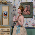 Load image into Gallery viewer, Gale Elena Bantock Victorian Bedroom Wardrobe Vignette with Lady Doll at Bedtime IGMA
