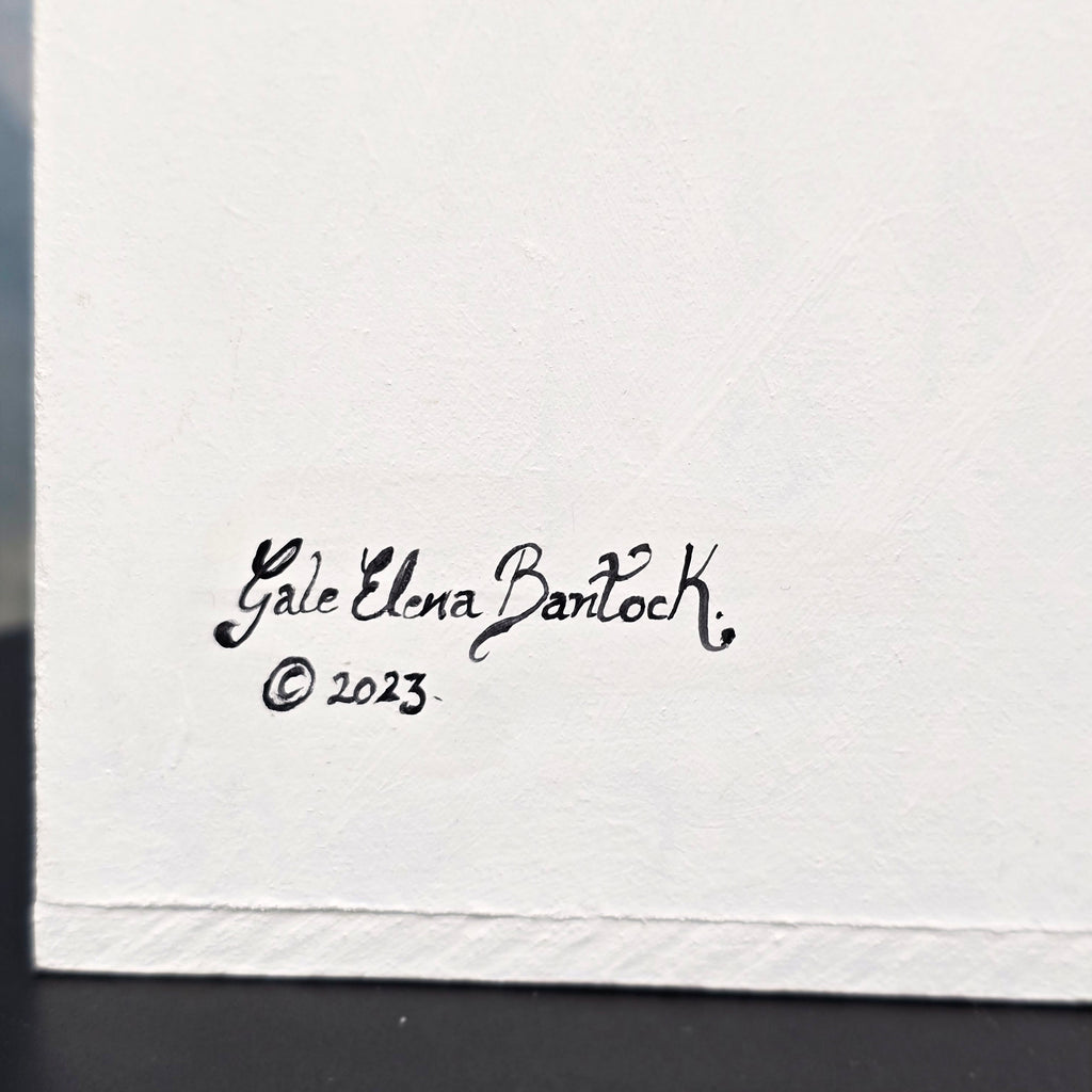 Gale Elena Bantock Victorian Bedroom Wardrobe Vignette with Lady Doll at Bedtime IGMA