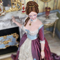 Load image into Gallery viewer, Gale Elena Bantock IGMA Victorian Drawing Room Vignette with Beautiful Doll
