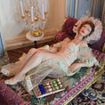 Load image into Gallery viewer, James Carrington Reclining Boudoir Lady Doll in Lace Lingerie
