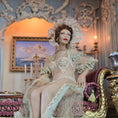 Load image into Gallery viewer, James Carrington Reclining Boudoir Lady Doll in Lace Lingerie
