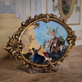 Load image into Gallery viewer, Fatima Dona Miniature Framed Oil Painting After Tiepolo Barbaro Family Gilt Frame
