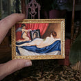 Load image into Gallery viewer, Melissa Wolcott Framed Miniature Oil Painting Rokeby Venus After Velazquez
