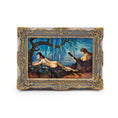 Load image into Gallery viewer, Chris Sparrow Miniature Oil Painting Spanish Guitar Scene Gilt Frame
