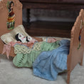 Load image into Gallery viewer, Gale Elena Bantock China-Head Dolls Bed Miniature Victorian Nursery Vignette
