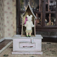Load image into Gallery viewer, RARE Gale Elena Bantock Porcelain Little Girl in Fuzzy Bear Coat Dollhouse Doll
