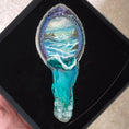 Load image into Gallery viewer, Fatima Dona Ocean Illusion Framed Oil Painting with Sculpted Water Feature
