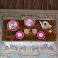 Load image into Gallery viewer, Miyuki Nagashima Sevres Style Porcelain Pink Floral Tea Set with Service for Two
