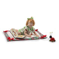 Load image into Gallery viewer, Carol McBride Tummy Time Toddler Baby Girl Doll with Ladybug Blanket, Pacifier
