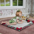 Load image into Gallery viewer, Carol McBride Tummy Time Toddler Baby Girl Doll with Ladybug Blanket, Pacifier
