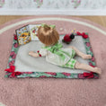 Load image into Gallery viewer, Carol McBride Tummy Time Toddler Baby Girl Doll with Ladybug Blanket, Pacifier

