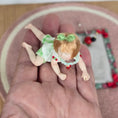 Load image into Gallery viewer, Carol McBride Tummy Time Toddler Baby Girl Doll with Ladybug Blanket, Pacifier
