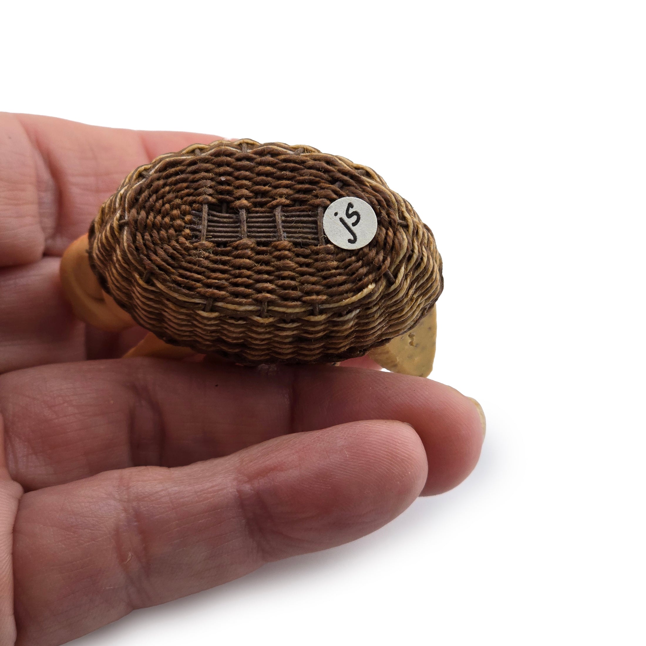 Artisan Bread Basket with Realistic Clay Rustic Loaves