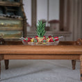 Load image into Gallery viewer, Miniature Pineapple Fruit Kabob Appetizer on Glass Serving Platter
