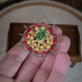 Load image into Gallery viewer, Miniature Pineapple Fruit Kabob Appetizer on Glass Serving Platter
