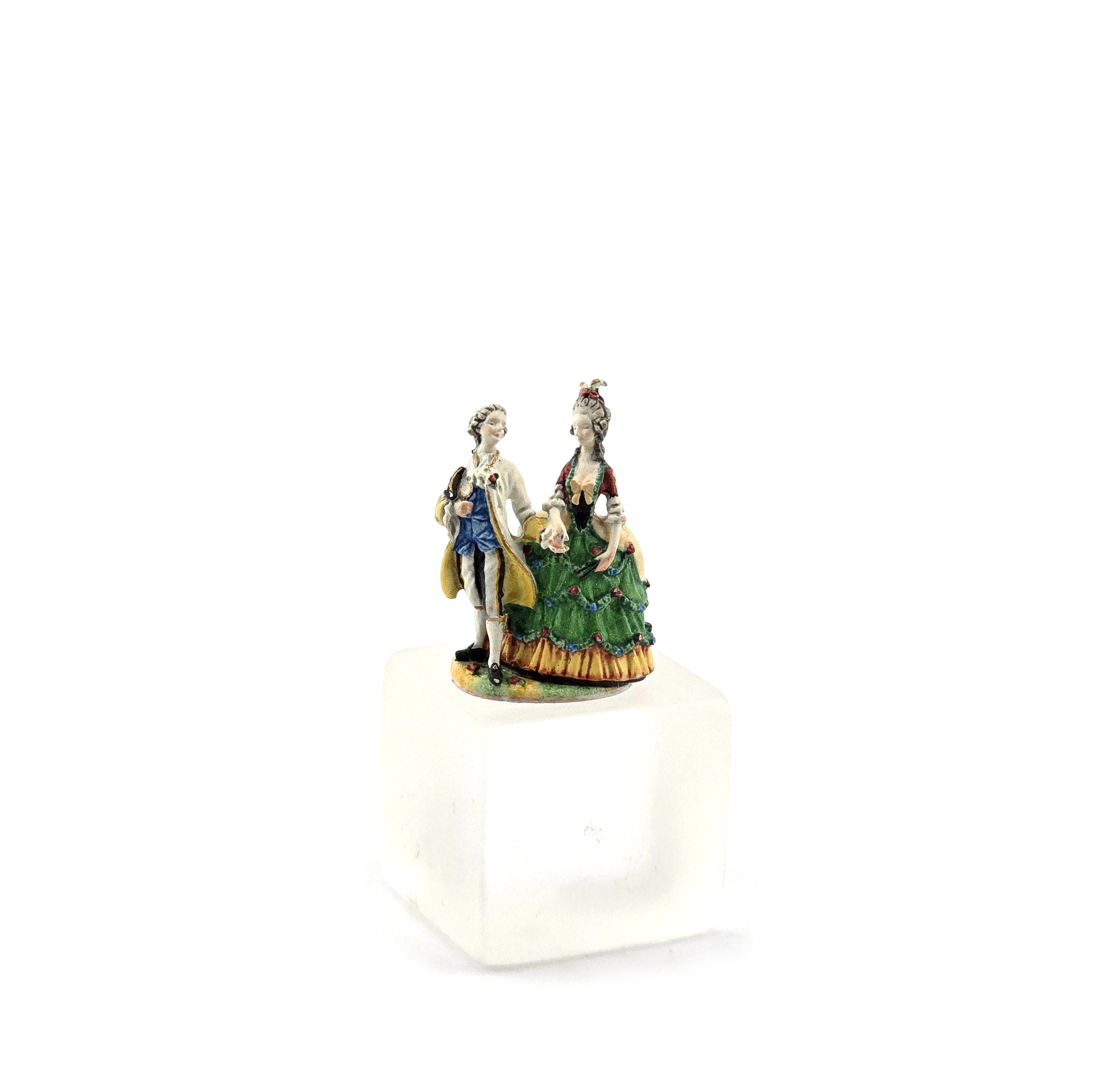Robert Olszewski “The Grand Entrance” Georgian Couple Painted Figurine