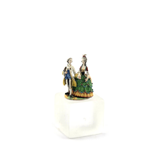 Robert Olszewski “The Grand Entrance” Georgian Couple Painted Figurine