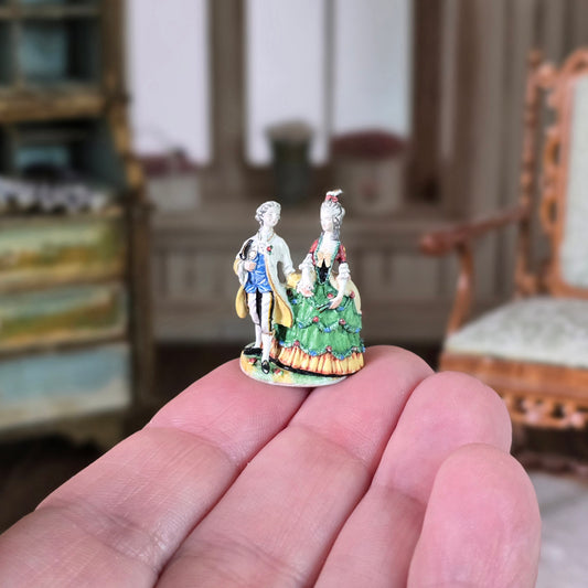 Robert Olszewski “The Grand Entrance” Georgian Couple Painted Figurine