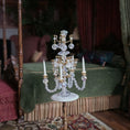 Load image into Gallery viewer, Crystal Five-Arm Table Chandelier Dollhouse Miniature
