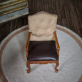 Load image into Gallery viewer, George VI Style Walnut Gentleman’s Desk Armchair 1:12
