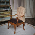 Load image into Gallery viewer, George VI Style Walnut Gentleman’s Desk Armchair 1:12
