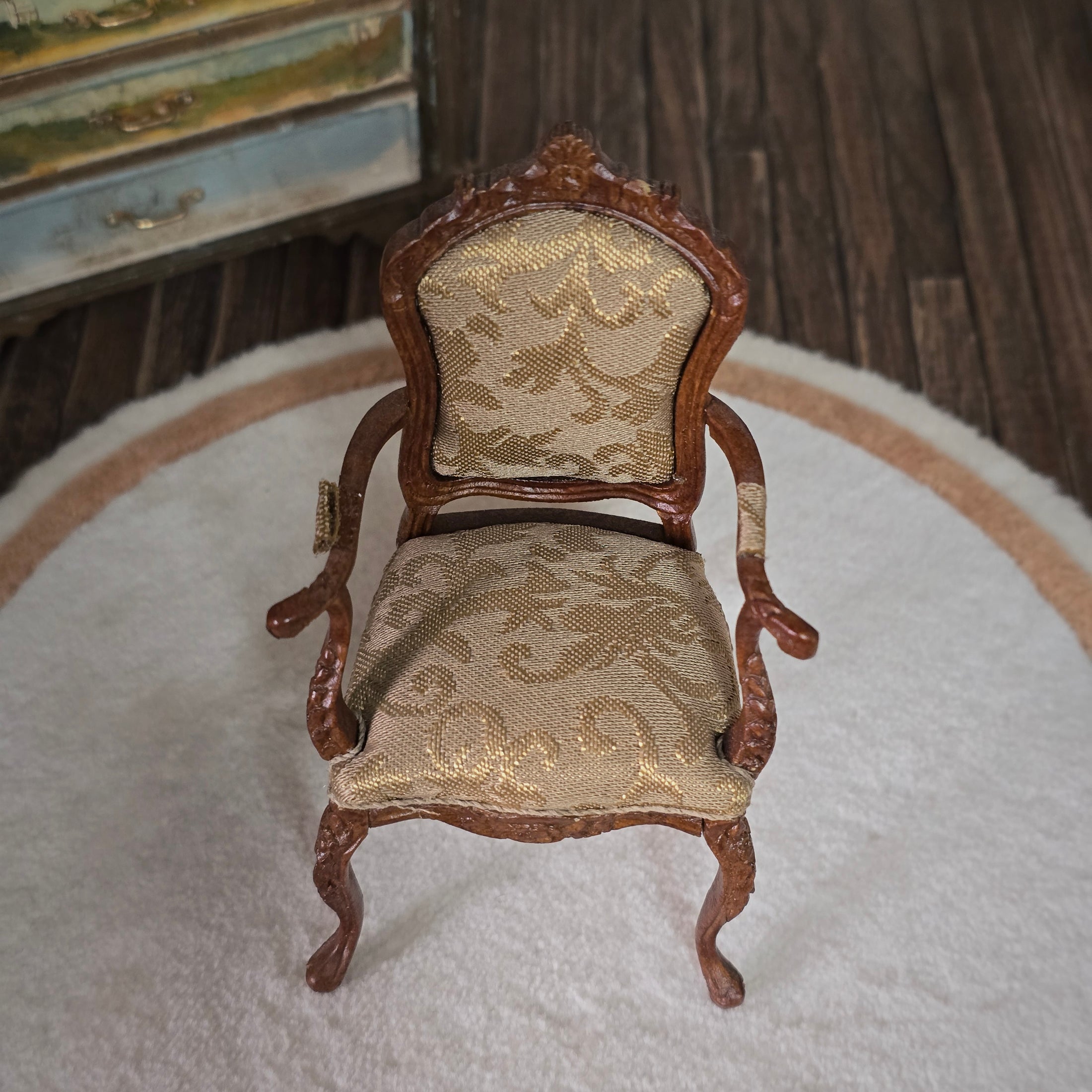 Bespaq Louis XV Upholstered Armchair Miniature
