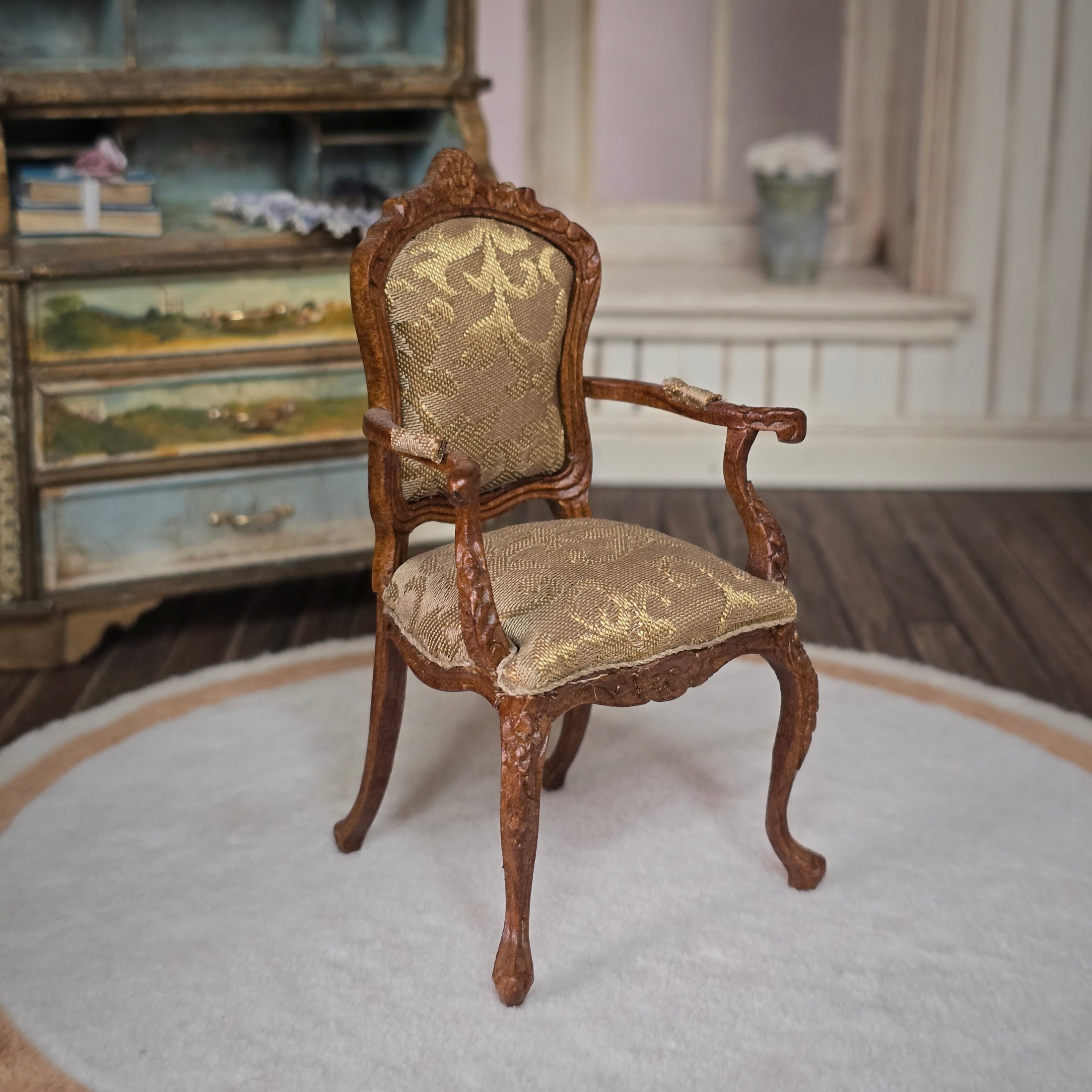 Bespaq Louis XV Upholstered Armchair Miniature