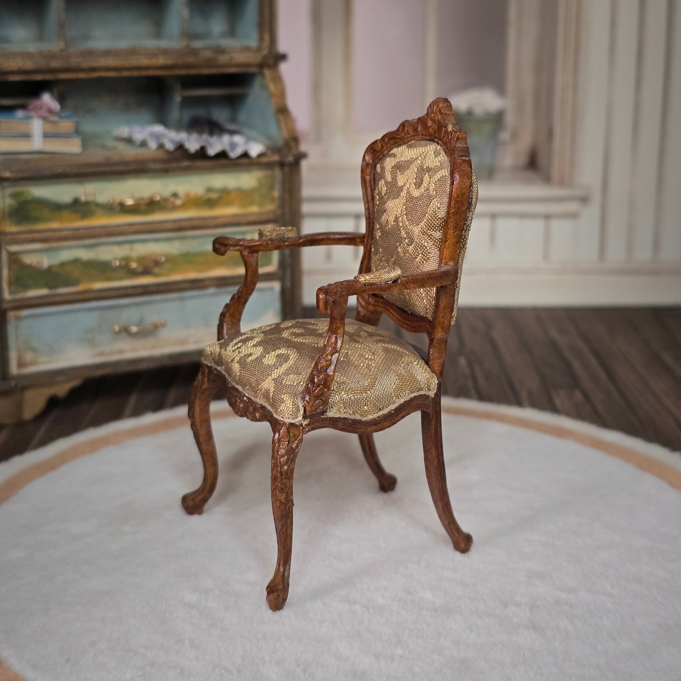 Bespaq Louis XV Upholstered Armchair Miniature