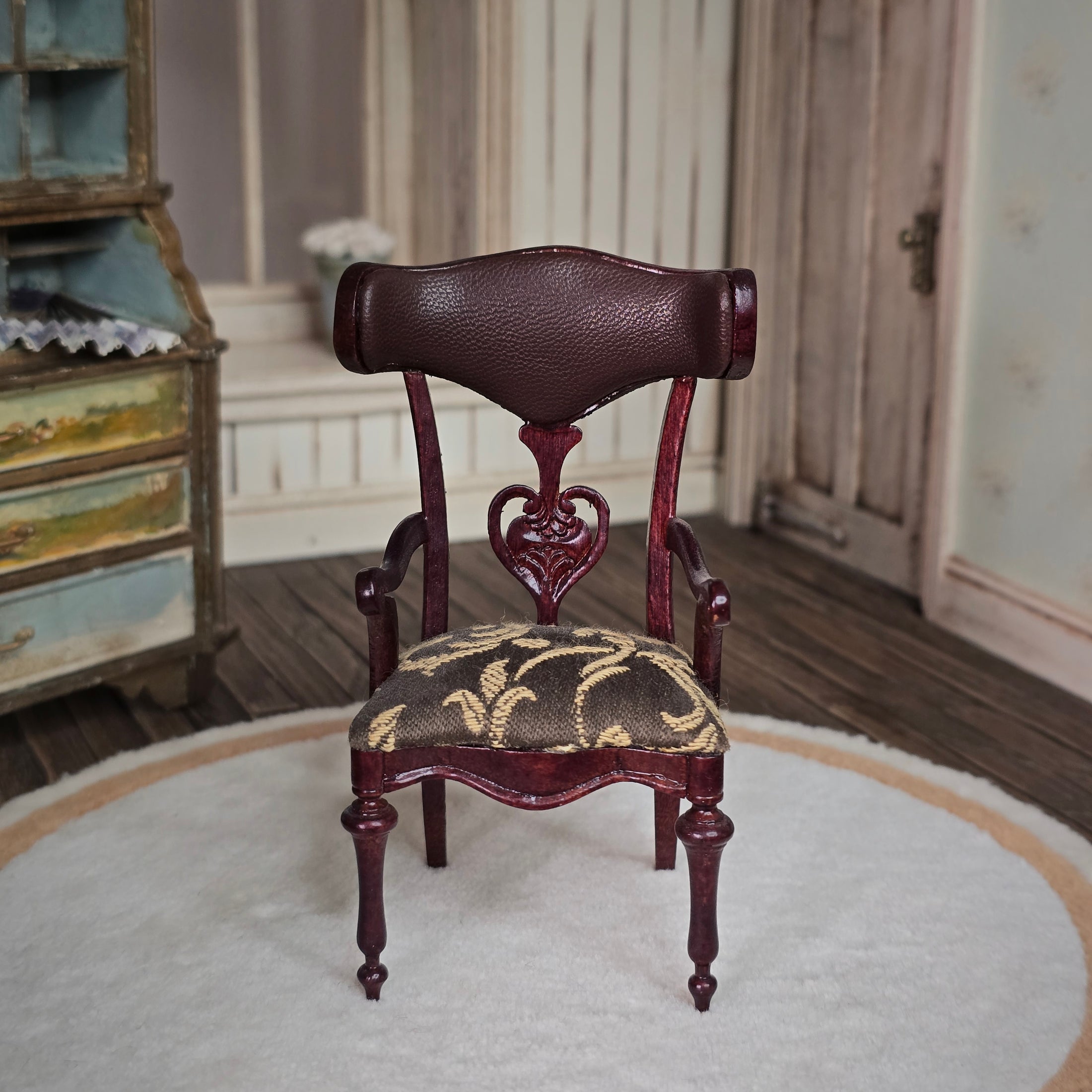 Regency Louis Napoleon Style Armchair Miniature
