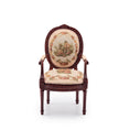Load image into Gallery viewer, Victorian Oval Back Armchair with Printed Tapestry Miniature

