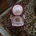 Load image into Gallery viewer, Victorian Oval Back Armchair with Printed Tapestry Miniature
