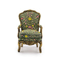 Load image into Gallery viewer, MMA Hand Painted Clay Rococo Replica Gilt 18th Century Armchair
