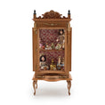 Load image into Gallery viewer, Spanish Curio Cabinet Diorama with Dolls and Toys Dollhouse Miniature
