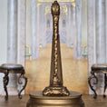 Load image into Gallery viewer, Antique Viennese Enamel & Gilt Bronze Miniature Harp Trinket Box, Austria
