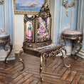 Load image into Gallery viewer, Antique Viennese Enamel and Gilt Bronze Miniature Secretary Desk, circa 1900
