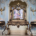 Load image into Gallery viewer, Antique Viennese Enamel and Gilt Bronze Miniature Secretary Desk, circa 1900
