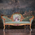Load image into Gallery viewer, Jill Dianne Victorian Rococo “Madame Pompadour” Miniature Salon Sofa Settee
